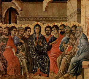 The Descent of the Holy Spirit - Duccio di Buoninsegna