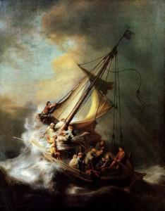 Christ in the Storm - Rembrandt