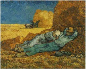 Rest from Work (after Millet) - Vincent van Gogh