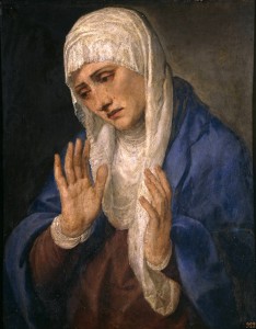 Madonna in Sorrow - Titian