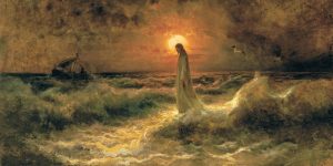 Christ Walking on Water - Julius von Klever