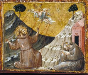 St Francis Receiving the Stigmata - Giotto