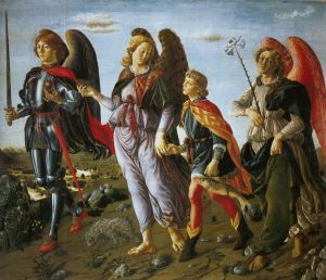 Three Archangels with Tobias - Francesco Botticini