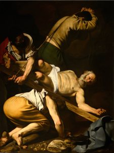 Crucifixion of St Peter - Caravaggio